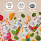 Serenity Kids 6+ Months Certified Organic Baby Food Pouches Veggie Puree Variety Pack 18 Count- No Sugary Fruits/Added Sugar - A