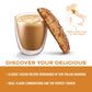 Nonnis Salted Caramel Biscotti Cookies - Individually Wrapped - 6.72 oz - Kosher - Rich Milk Chocolate & Sea Salt