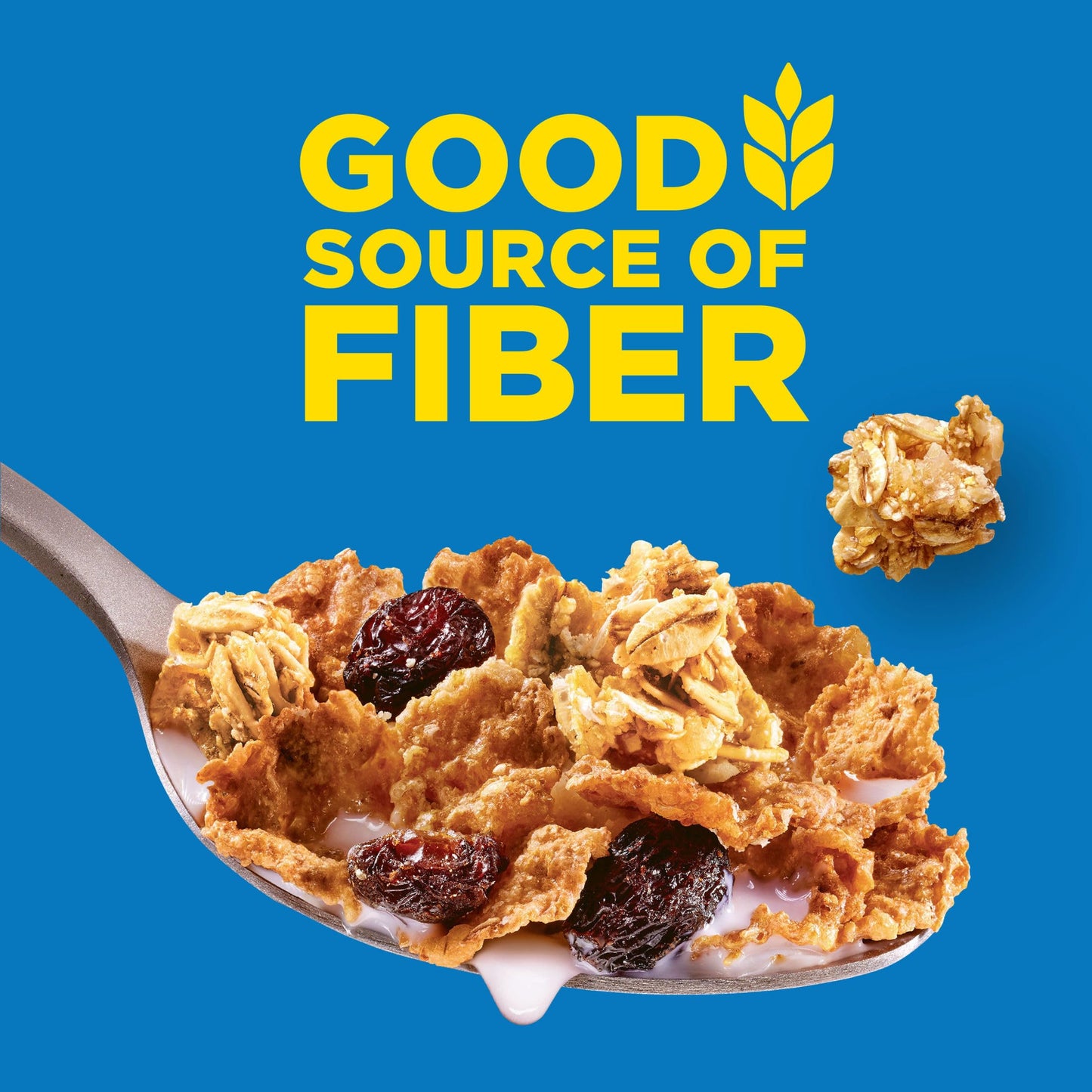 Kelloggs Raisin Bran Crunch Breakfast Cereal, Good Source of Fiber, 15.4 oz