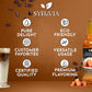 Syruvia Salted Caramel Syrup - Salted Caramel Coffee Syrup Flavor, 25.4 Fl Oz, Kosher, Gluten Free, Perfect For Coffee, Drinks,