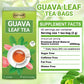 LeafLea Guava Leaf Tea Bags, Caffeine-Free Herbal Tea, 120 Bags, Non-GMO, Supports Digestion & Immune Health