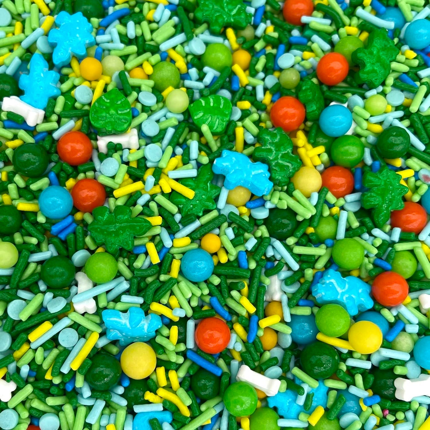 Dinosaur Sprinkles | 8 Ounces | Cake Sprinkles | Jimmies | Manvscakes