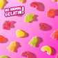 Katjes Plant Based Sour Gummy Candy 3 Pack - Passion Fruit, Orange, Lime, Raspberry & Black Currant Flavored Gummies - Palm Oil Free - No Animal Gelatin - No High Fructose Corn Syrup, 4.9Oz