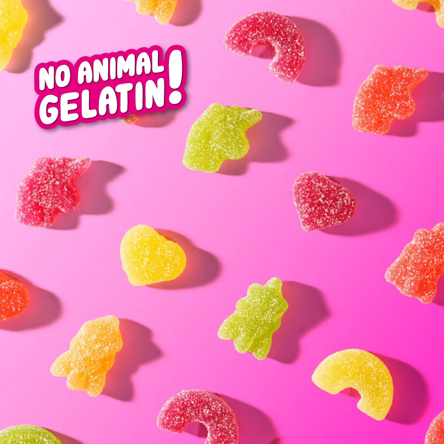 Katjes Plant Based Sour Gummy Candy 3 Pack - Passion Fruit, Orange, Lime, Raspberry & Black Currant Flavored Gummies - Palm Oil Free - No Animal Gelatin - No High Fructose Corn Syrup, 4.9Oz