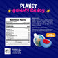 Funtasty Earth Planet Gummy Balls Candy - 19 Ounce Jar (30 Count) - Strawberry Jam Center