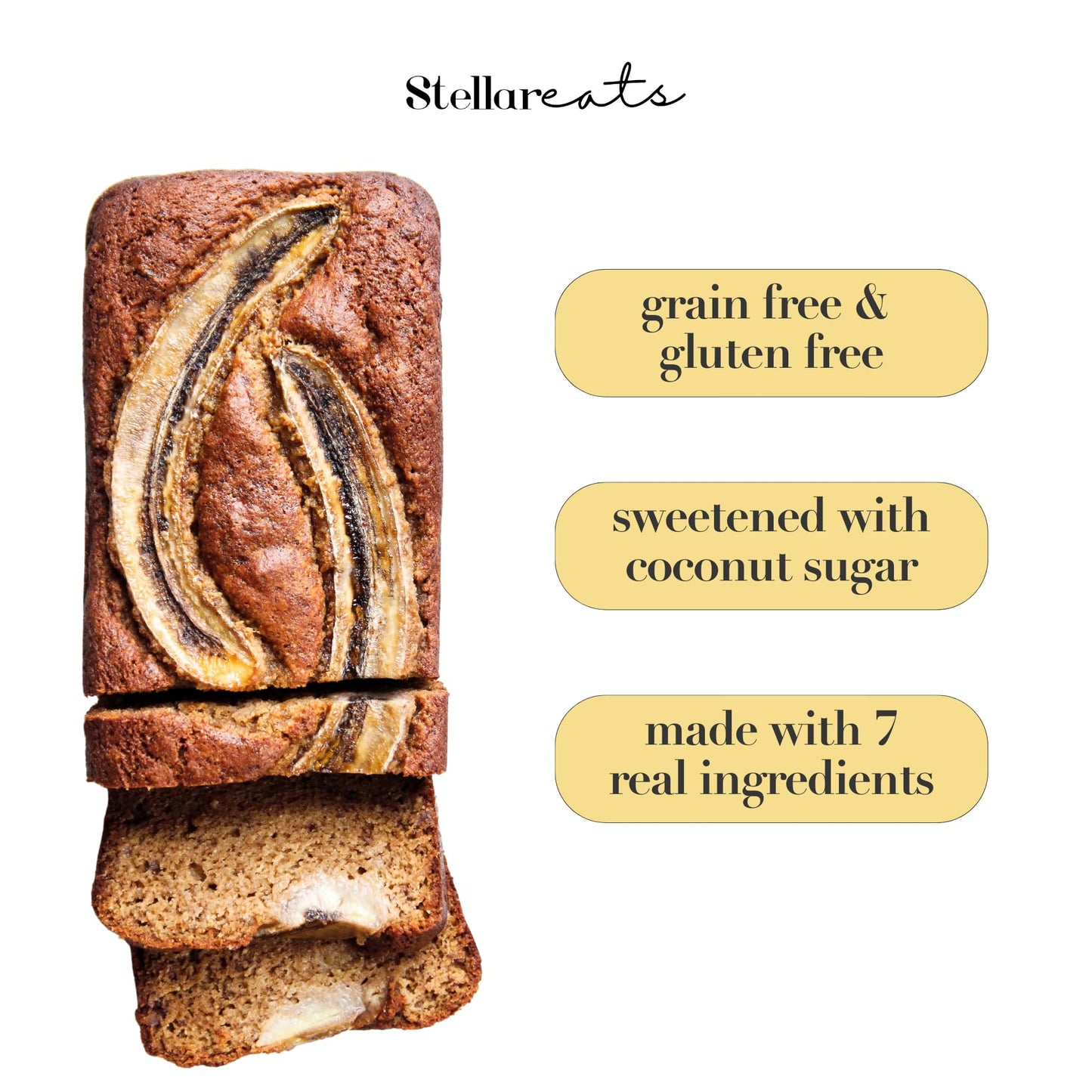 Stellar Eats Grain-Free Baking Mix | Gluten-Free, Dairy-Free, Plant-Based | Fluffy, Moist, & Naturally Sweet | Sweetened With Co