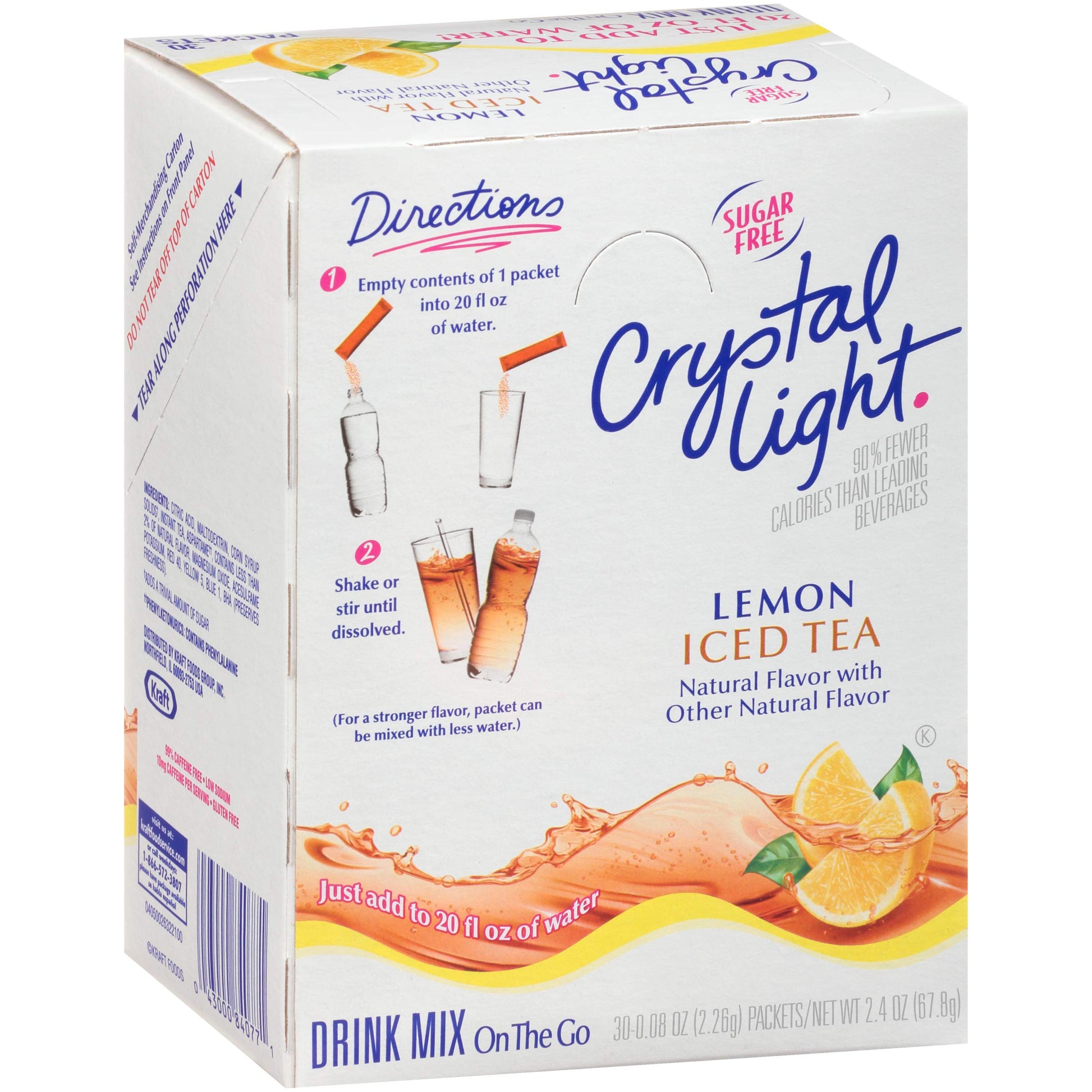Crystal Light Iced Tea Drink Mix (30 On The Go Packets)