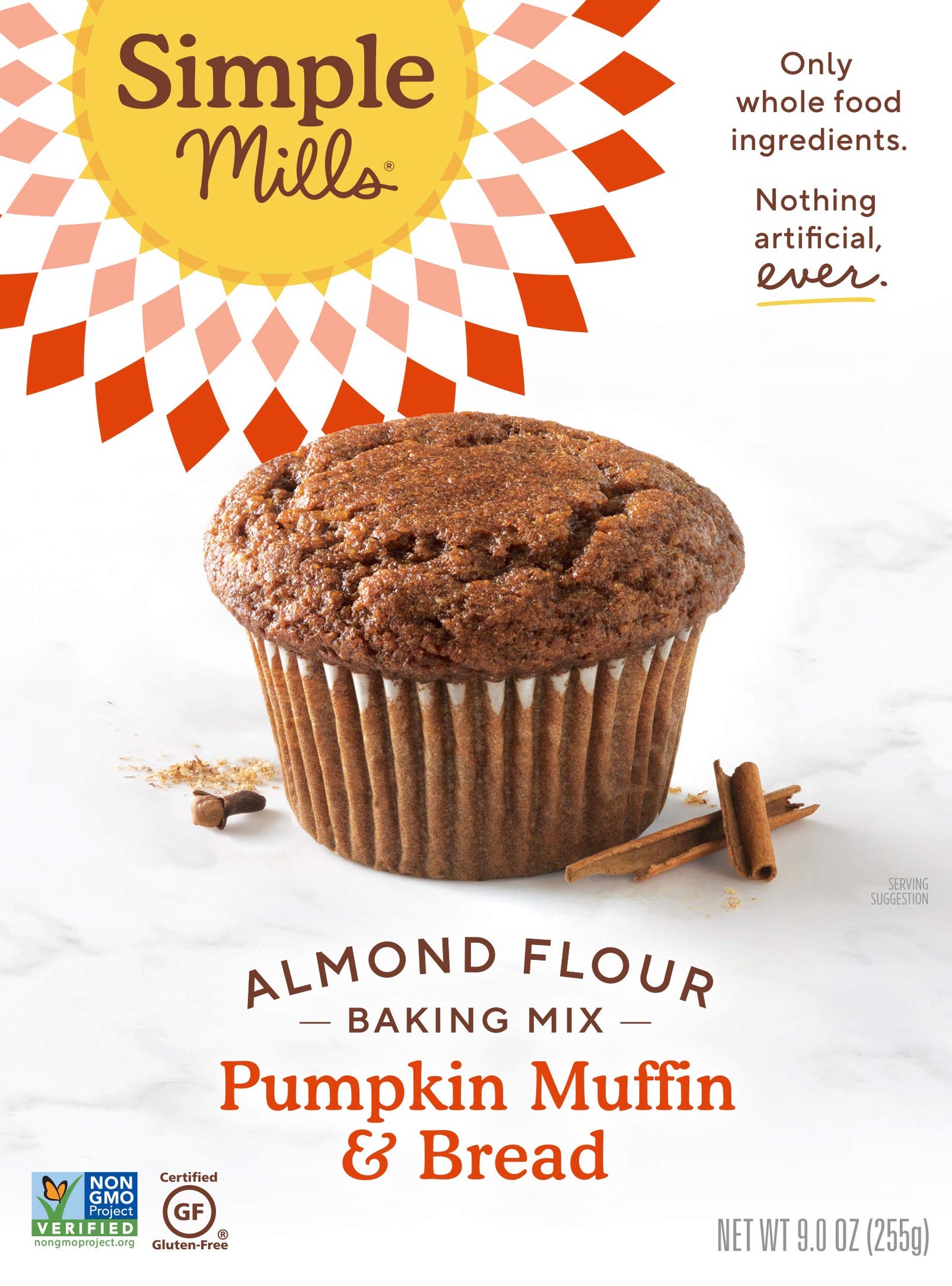 Simple Mills Almond Flour Pumpkin Muffin And Bread Mix - Case Of 6 - 9 Oz.(D0102Hh305Y.)