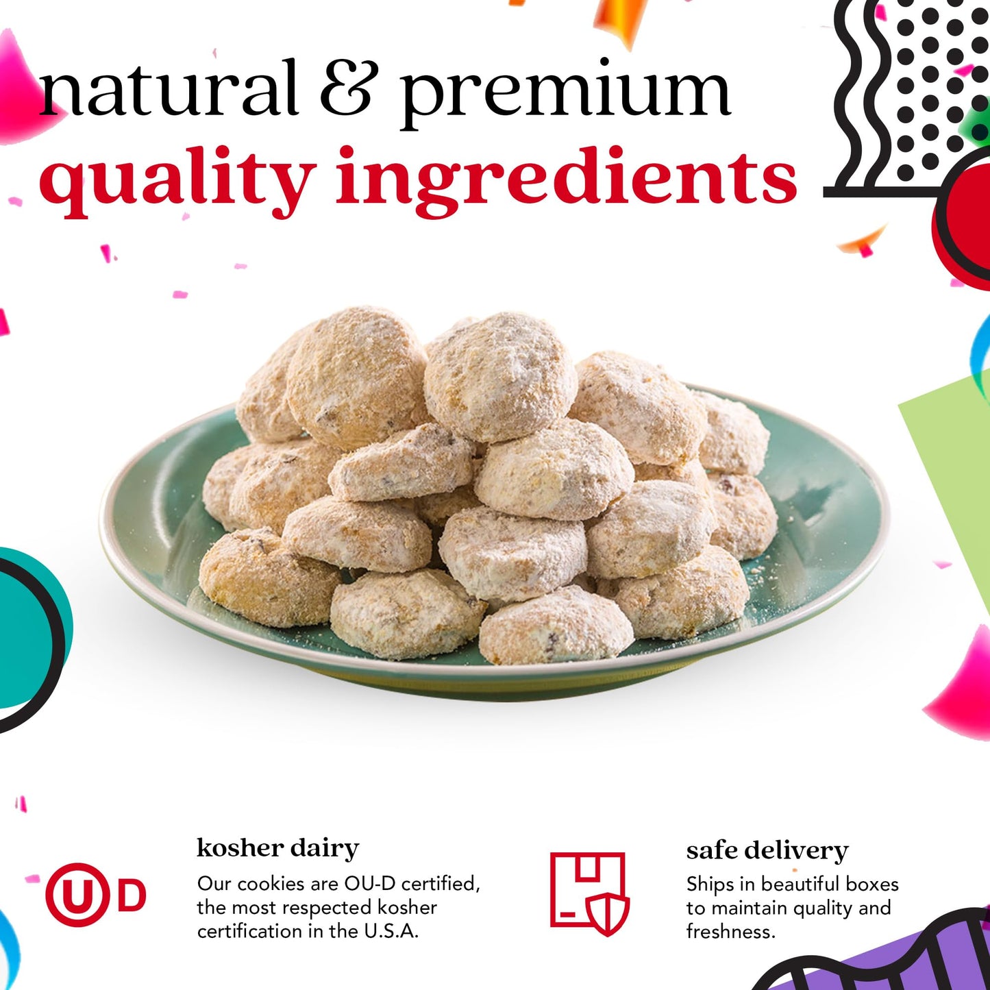 Davids Cookies Happy Birthday Gift Sampler Tin – Crunchy Gourmet Cookies – Bakery Snack Gift For Birthdays, Celebrations And Special Occasions – Buter Pecan