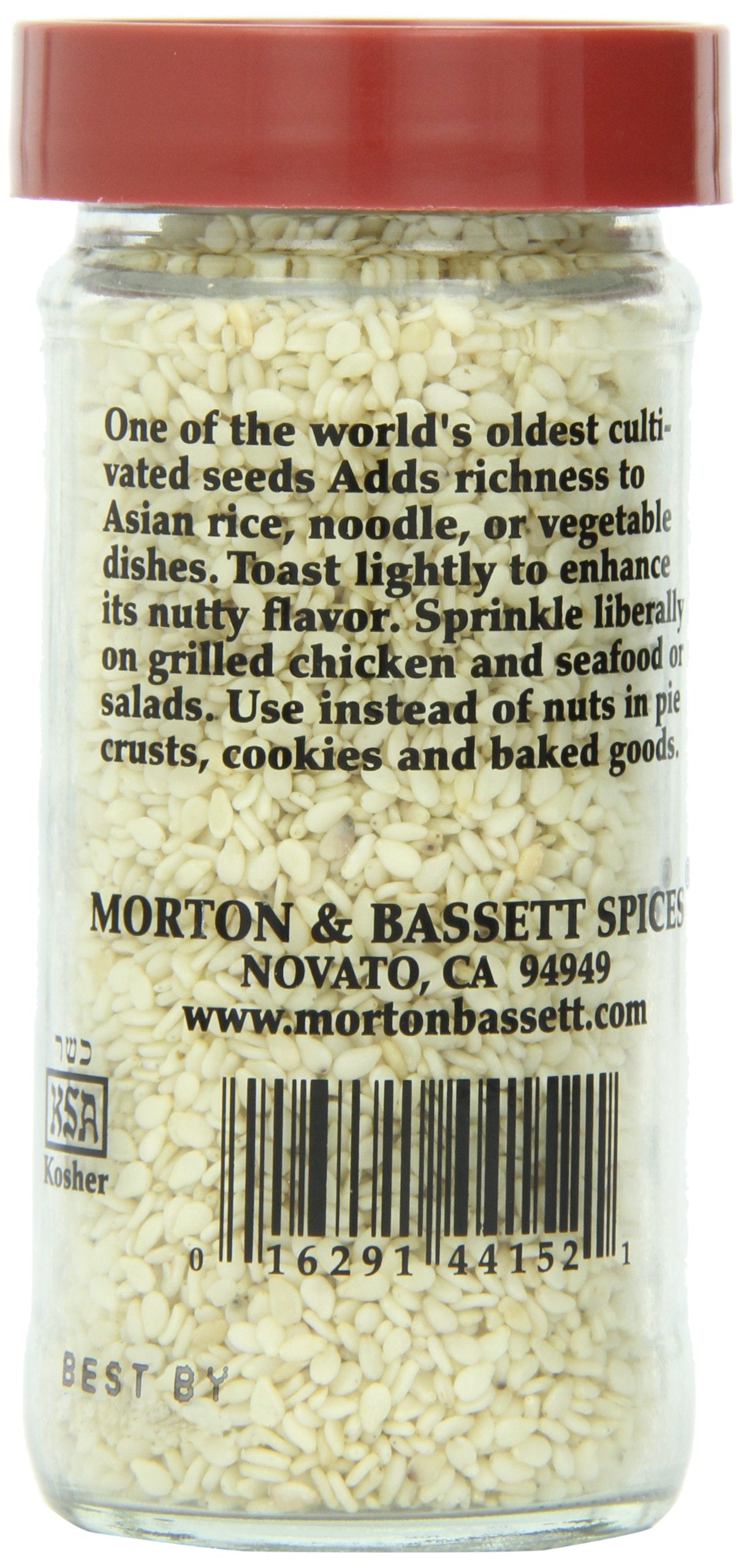 Morton & Basset Spices, Sesame Seed, 2.4 Ounce (Pack Of 3)