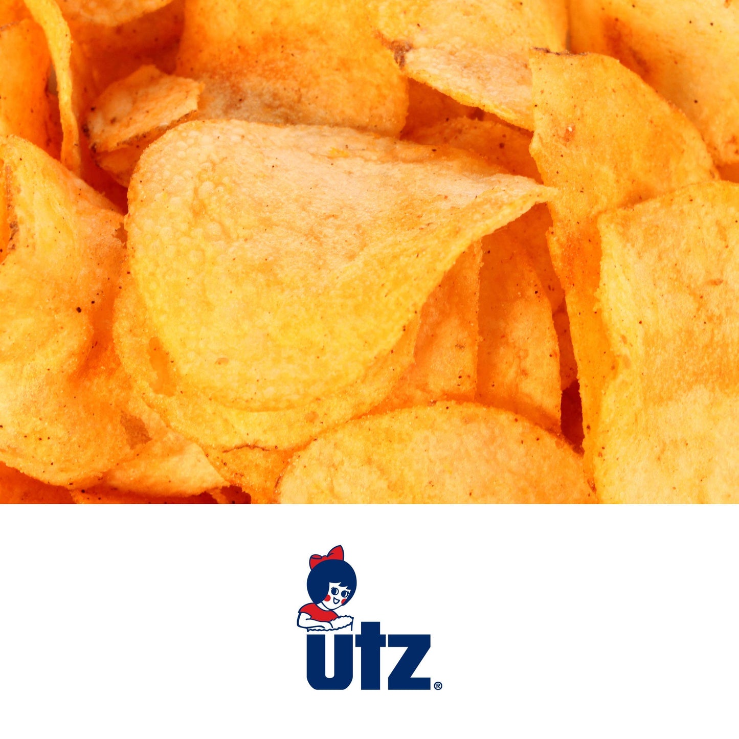 Utz Crab Chips, 1 oz. Bags, 42 Count, Crispy Potato Chips, Trans-Fat Free, Perfect for Vending Machines, Multi-Color