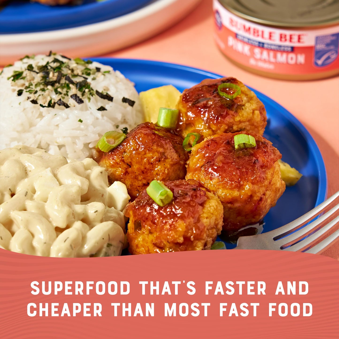 Bumble Bee Skinless & Boneless Pink Salmon in Water, 5 oz Cans, Pack of 12, Gluten Free, Kosher, MSC Certified