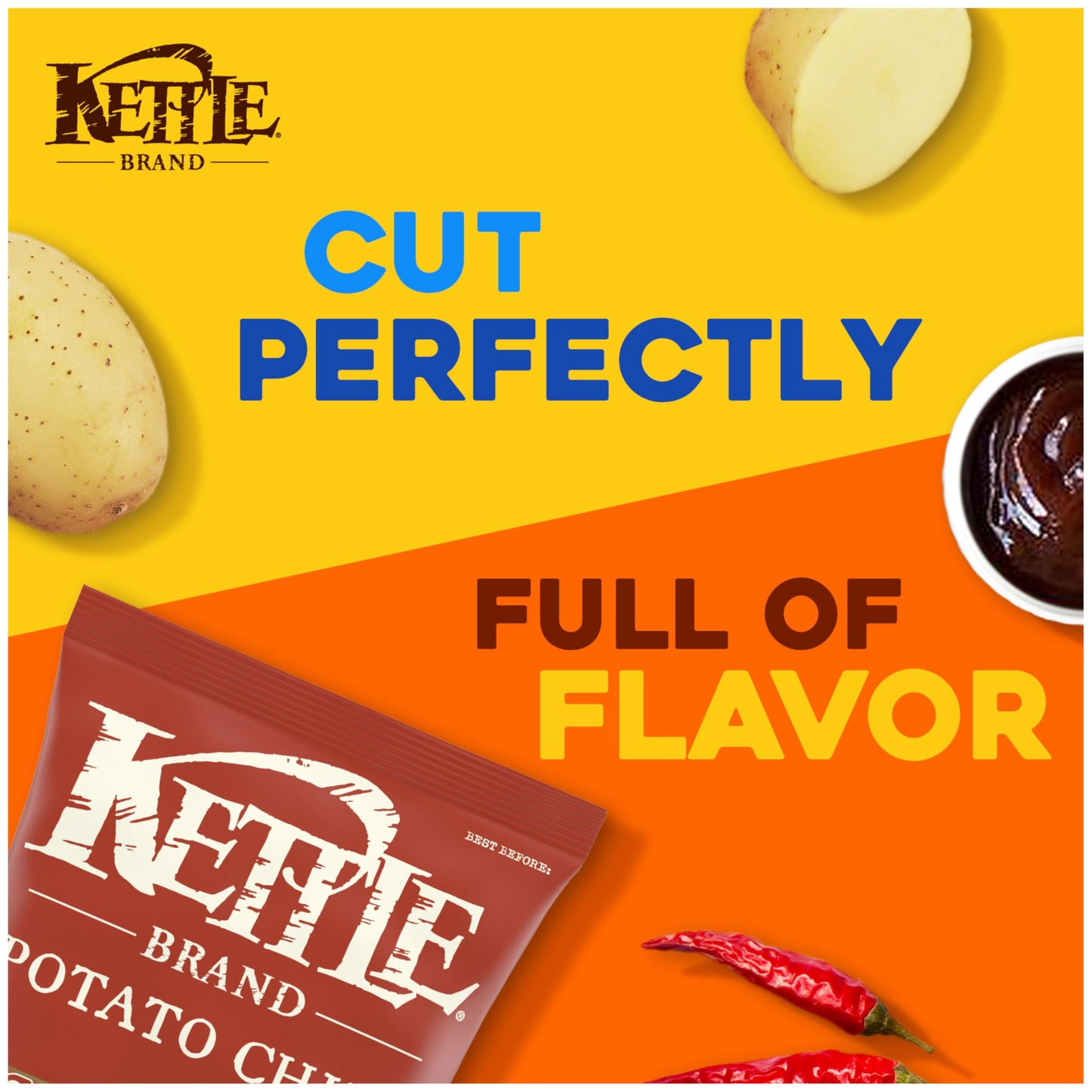 Kettle Brand Backyard Barbeque Kettle Potato Chips, 7.5 Oz