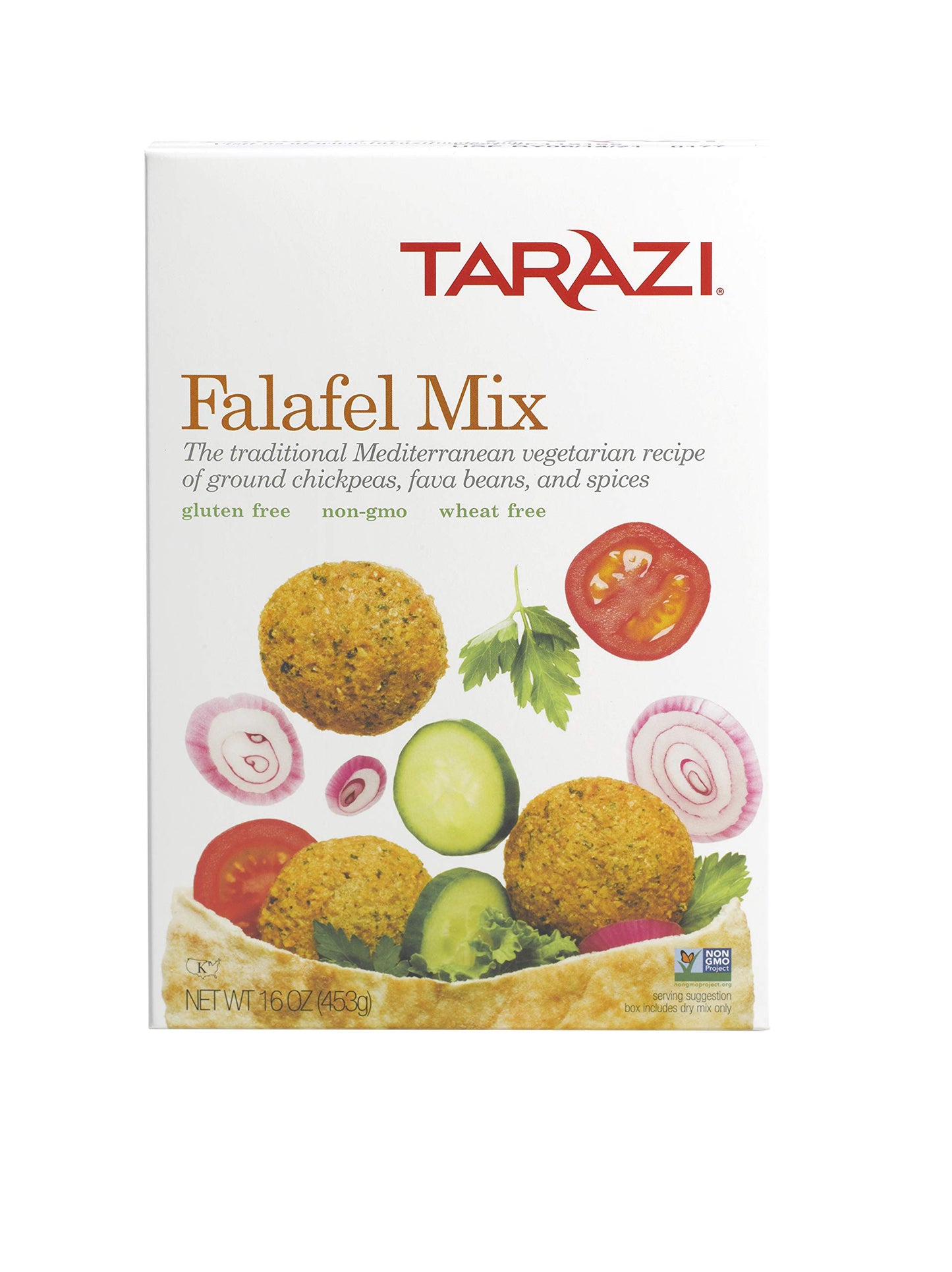 Tarazi Falafel Mix 16 Oz Great As Veggie Burger Mix, Non-Gmo, Kosher, All Natural, Made In California | Original Falafel Mix, 1