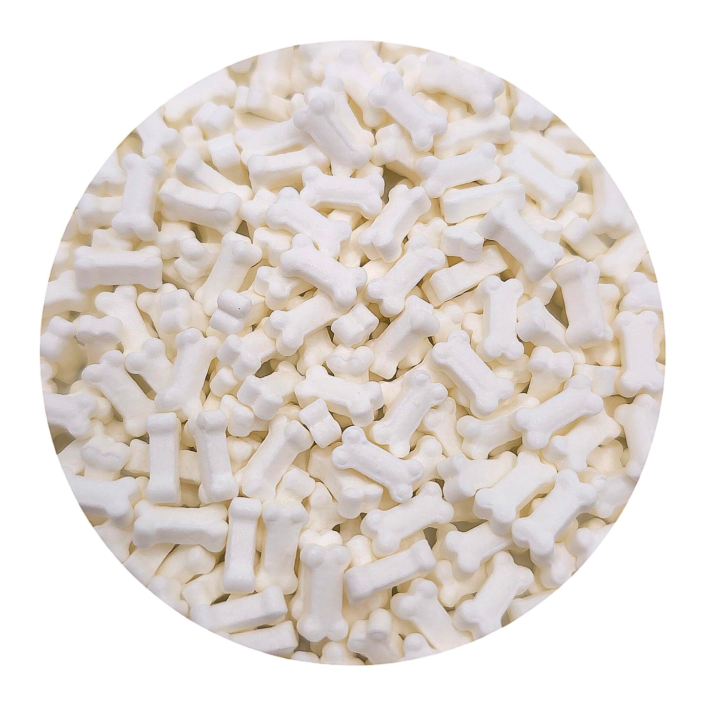 Ncs Mini White Skeleton Bone Edible Candy Toppers, 8 Ounces - Great For Cupcakes, Cookies, Cakes, Cake Pops, And Party Tables