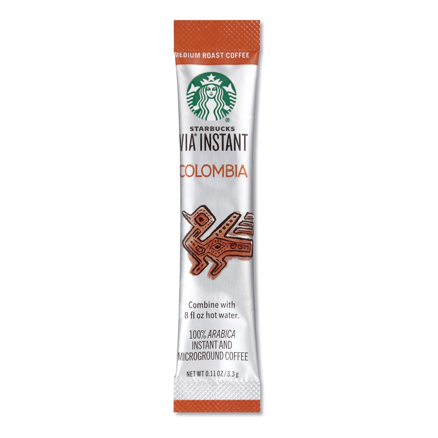Starbucks Via Instant Medium Roast Colombia Coffee, 52 Count (2 Packs) - 0.12 Ounce Each, Brown, Instant Coffee