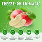 Summmer Freeze Dried Apple Slices - 10 Packs - No Added Sugar Package - 8.8 Oz 100% Natural Candy, Fruit Snack For Kids & Adults
