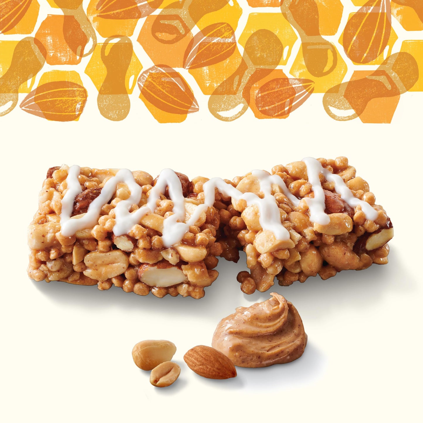Cascadian Farm Organic Protein Bars, Honey Roasted Nut, 8.85 Oz (5 Bar)