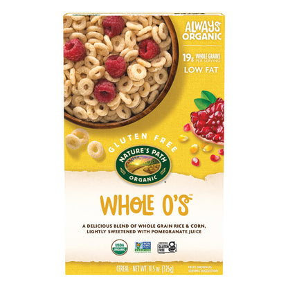 Nature s Path Organic Whole O s Cereal, 11.5 oz (Pack of 1), Gluten Free