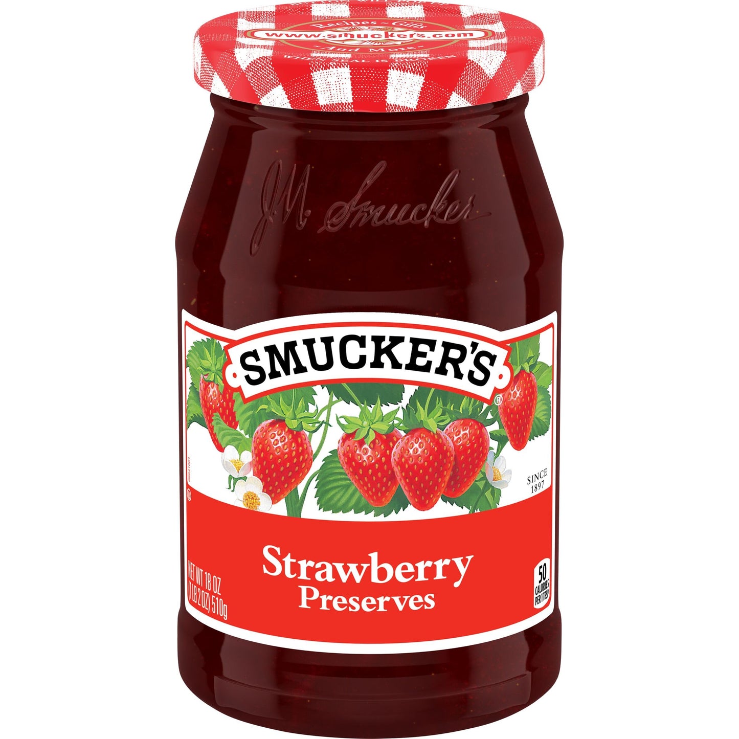 Smucker'S Strawberry Preserves, 18 Ounces (Pack Of 6)