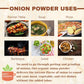 Spicy Organic Onion Powder - 8 Oz. - Certified Usda Organic - Non-Gmo - White Onion Powder Seasoning For Dressings, Dips, Casser