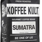 Koffee Kult Sumatra Coffee Ground Dark Roast - 32oz Fresh Roasted Single Origin