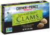 Crown Prince Natural Smoked Baby Clams in Olive Oil, 3-Ounce Cans (Pack of 12)