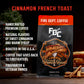 Fire Department Coffee - Gives Back to Firefighters - Cinnamon French Toast Ground Coffee - Roasted in the USA - Made with enhanced Coffee Beans - Veteran Owned -12 oz