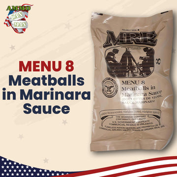 Meals Ready To Eat Surplus (Pack Of 4) - Mre Emergency Food Rations W/Assorted Flavors For Camping, Survival & More - 2015 Packa