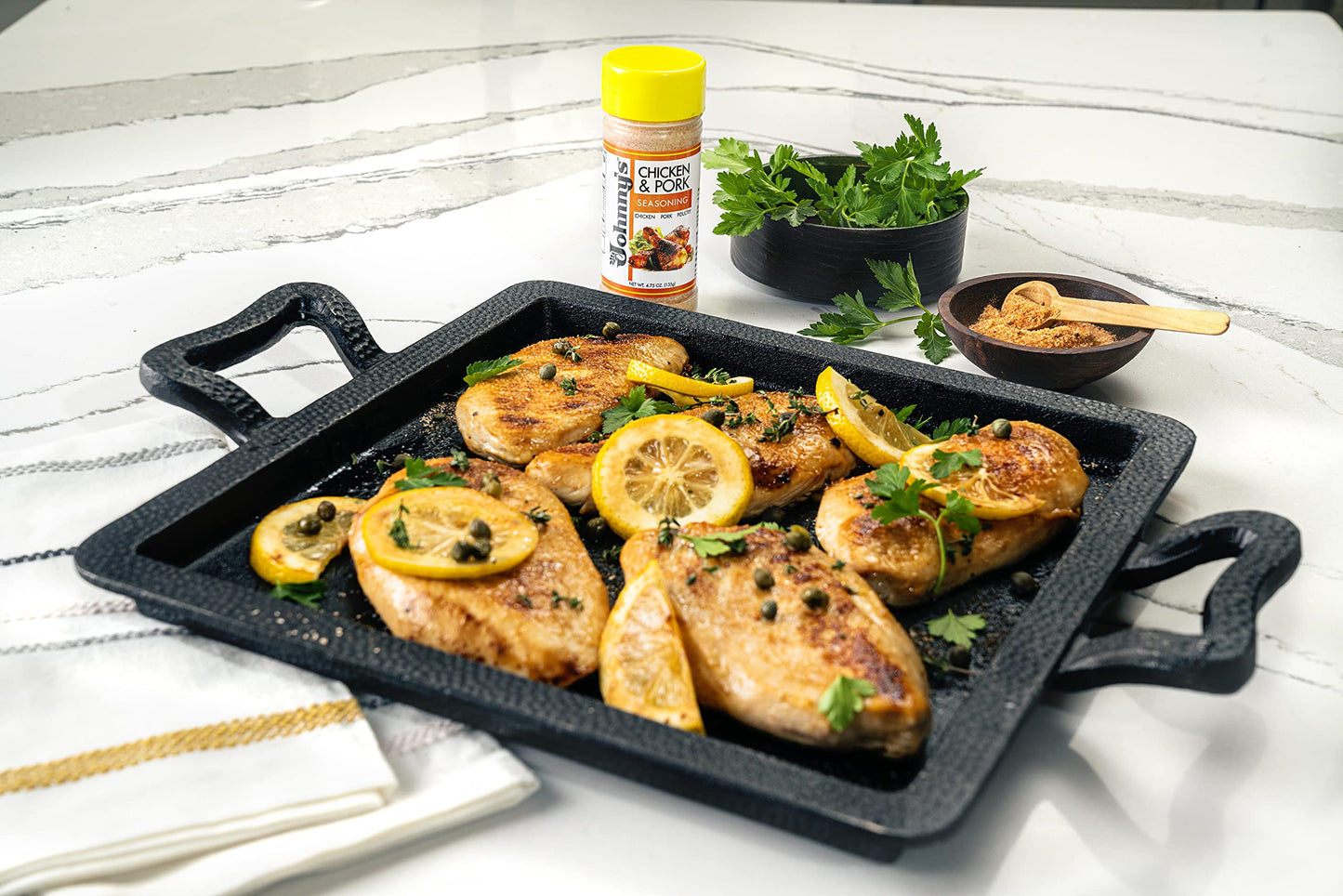 Johnny'S Chicken And Pork Seasoning, 4.75 Ounce (Pack Of 6)