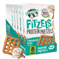 Lenny & Larrys FITZELS Protein Pretzels, Cinnamon Buns, 3 oz Each, 8 Individual Bags, 20g Plant Based Protein, Vegan Snacks