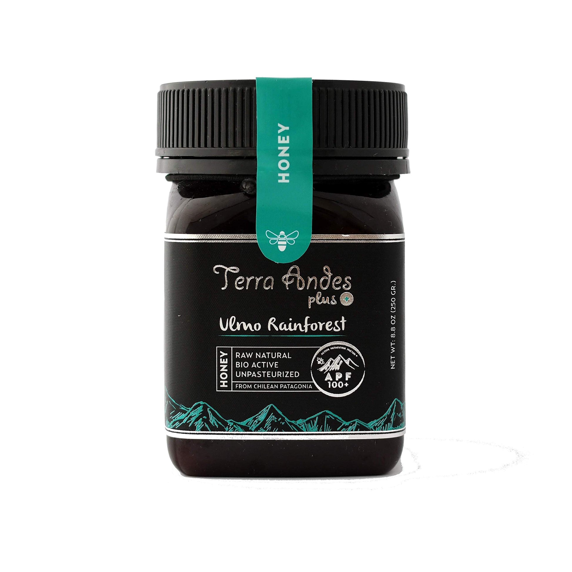 Ulmo Rainforest Raw Honey By Terra Andes Plus | Apf 100+ Pure Honey, 8.8 Oz