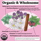 Organic Fertility Tea For Women W Red Raspberry Leaf Tea, Cinnamon Bark, Spearmint Leaf, Nettle Leaf, Chamomile, & Red Clover |