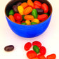 Jumbo Extra Large Fresh Chewy Fruit Flavored Jelly Beans - 1.5 Lbs Fresh Bulk Assortment Of Cherry Lemon Lime Grape Orange Straw