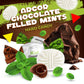 Arcor Chocolate Filled Mints Old Fashioned Hard Candy (1 Pound Bag - Approx. 80 Count)