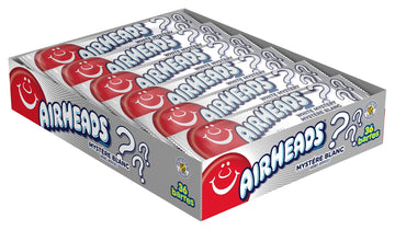 Airheads Candy Individually Wrapped Bars, White Mystery, Party, 0.55 Ounce