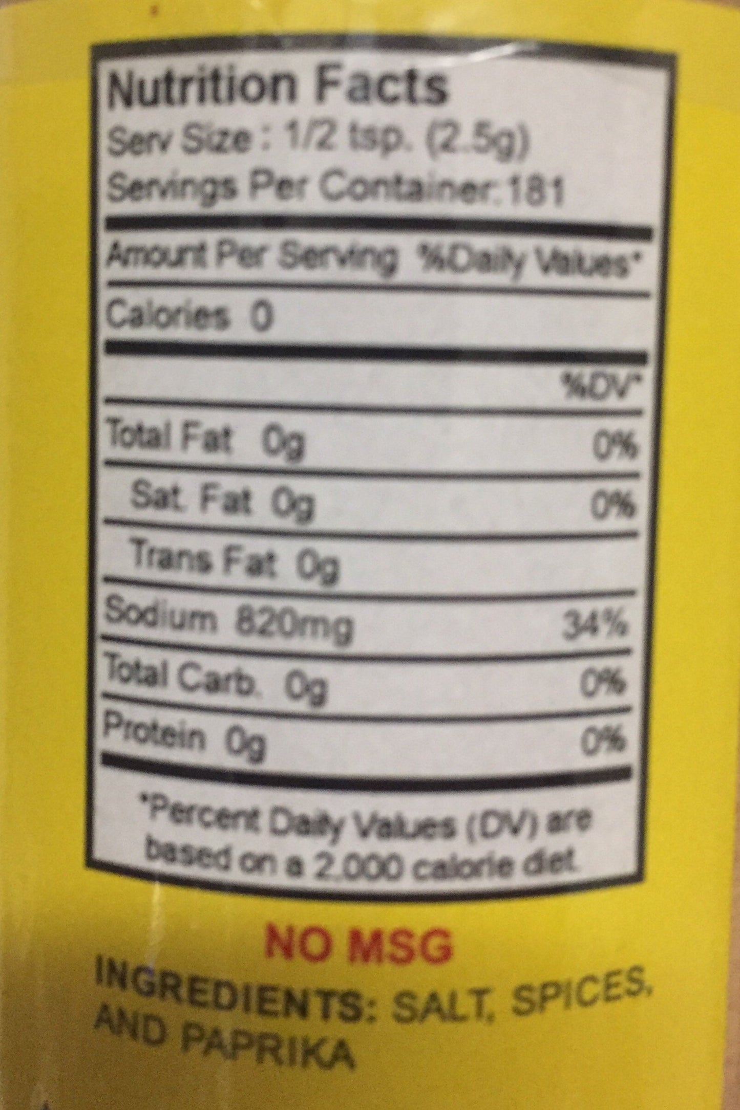 J.O. Crab Seasoning #2 16 Ounce