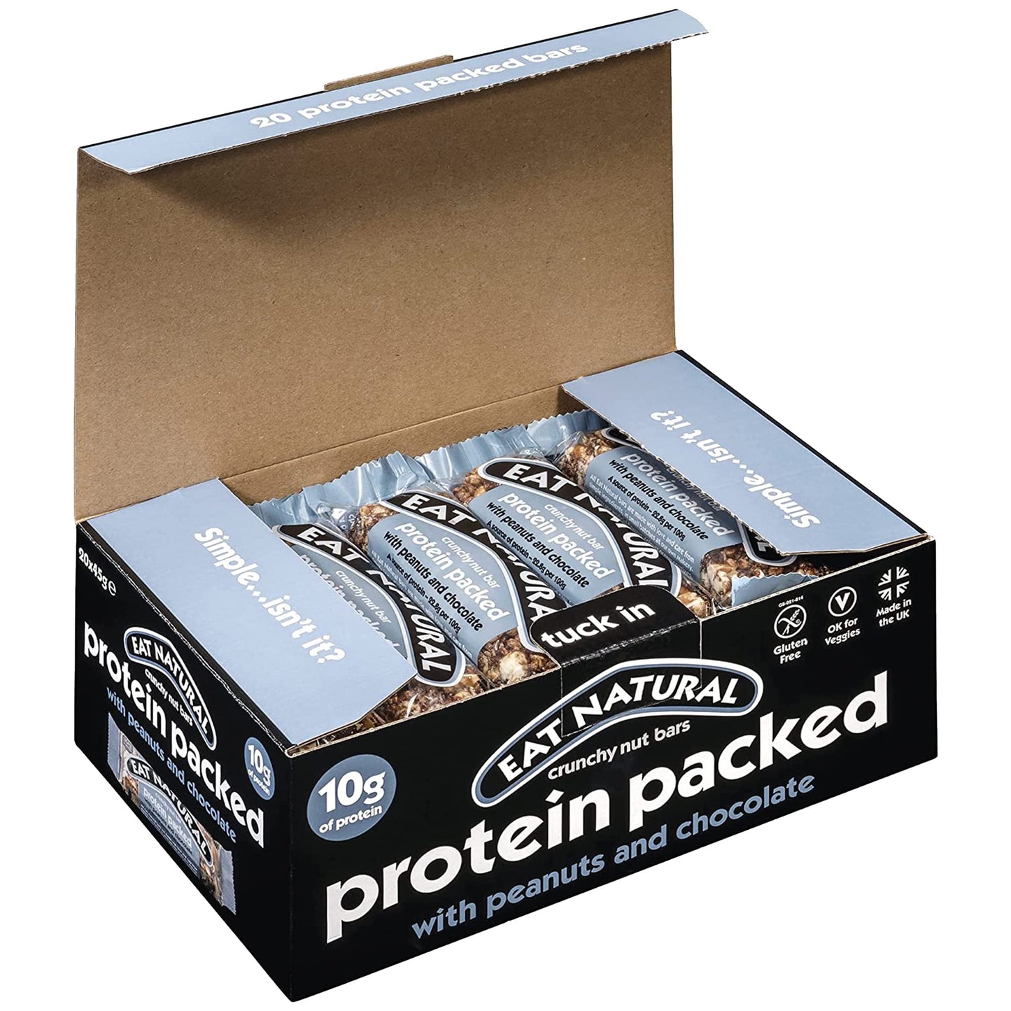 Eat Natural Protein Packed 20 Pack each 45g 