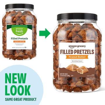 large online retailer Grocery Peanut Butter Filled Pretzels, 44 Oz, Pack of 1