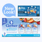Gerber Baby Food Pouches, Very Berry (3), Peaches & Cream (2), Strawberry Banana (2), Value Pack, Fruit and Yogurt, Toddler, (3.