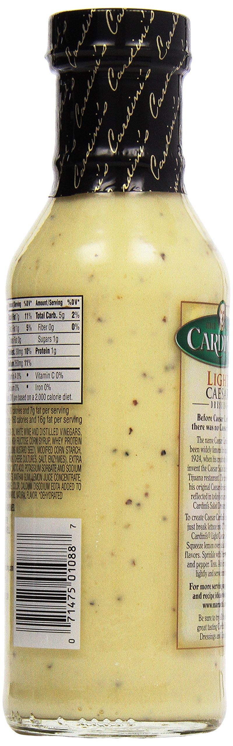 Cardini's Lite Caesar Dressing, 12 oz