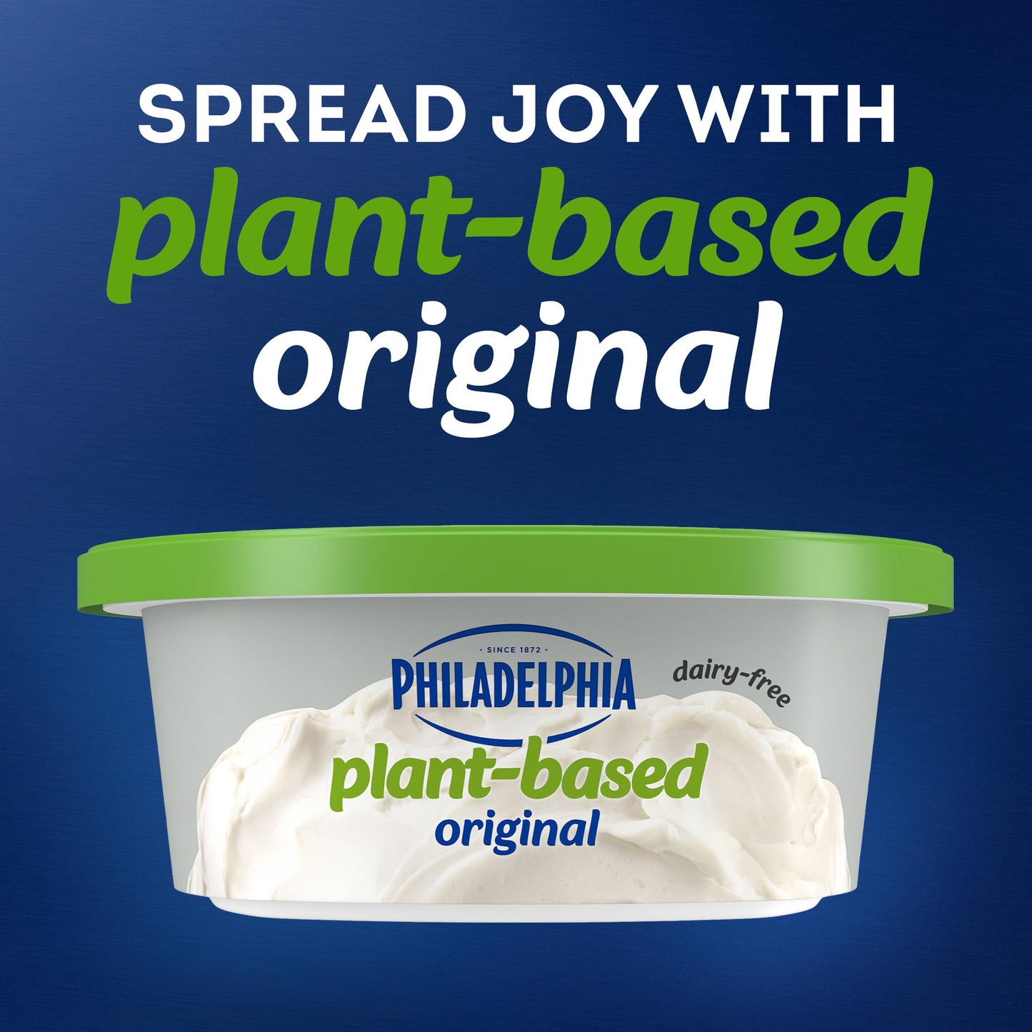 Philadelphia Plant-Based Dairy Free Original Cream Cheese Spread, 8 oz Tub