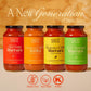 Sauz Variety Pack Craft Sauces, 25 Oz Jars, 4-Pack, Gluten-Free, Non-GMO, Clean Ingredients