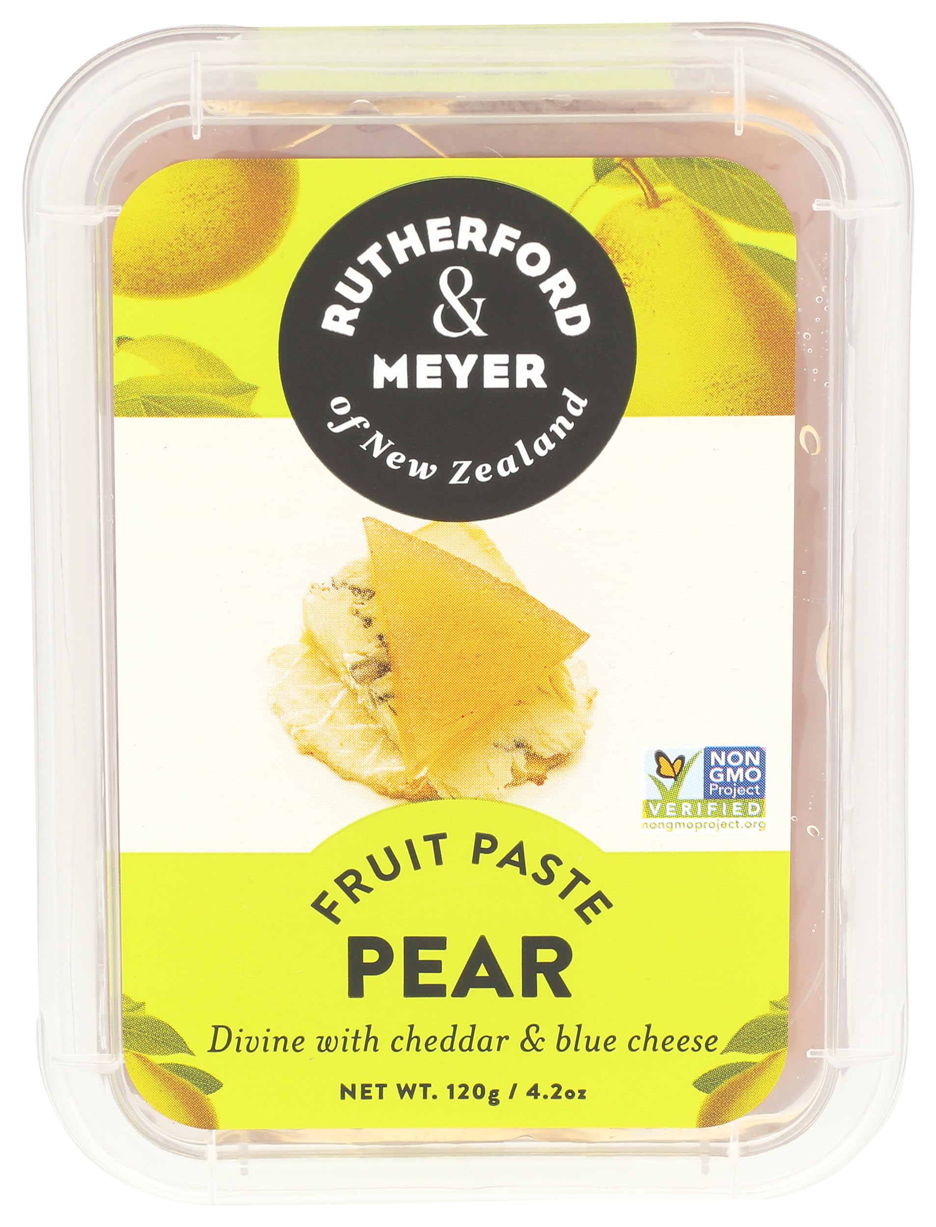 Rutherford and Myer Pear Fruit Paste, 4.2 OZ