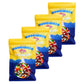 Freeze Dried Candy 4 Pack (2lb Total) - Muncheeze Gourmet Freeze Dried Asteroid Crunchies (Original Rainbow)