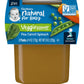 Gerber Baby Food Pea Carrot Spinach Puree, 4 Oz, 2 Pack Tubs