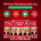 20 Pack Christmas Tree Lollipops - Individually Wrapped Large Christmas Holiday Themed Tree Suckers - Colorful Red & Green Designs & Delicious Tutti Frutti Flavor -Bulk Candy Use For Stocking Stuffers, Party Favor, Classroom & Office  , Candy Jar Fillers