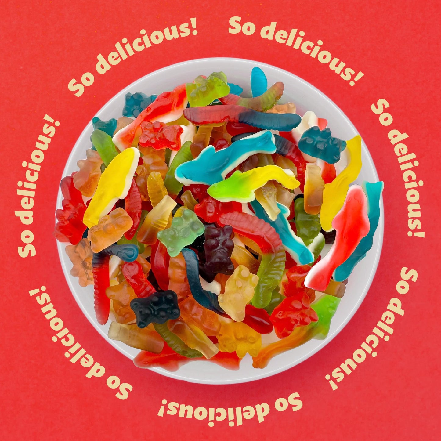 Gummy Candy Mix | 2-Pound Bag | Assorted Flavors And Shapes Gummy Party Pack