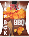 Uncle Rays BBQ Potato Chips 1.5 oz (Pack of 12) | Individual Snack Size Bags | Bold Barbecue Flavor | Fresh & Crunchy | Value Pa