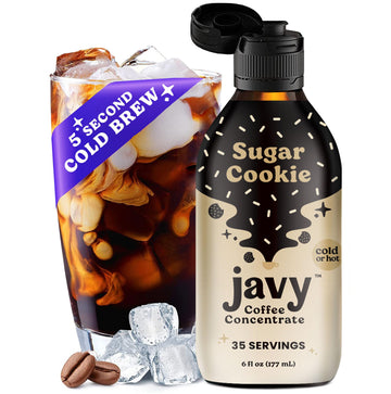 Javy Coffee Concentrate - Cold Brew Coffee, Perfect for Instant Iced Coffee, Cold Brewed Coffee and Hot Coffee, 35 Servings - Su